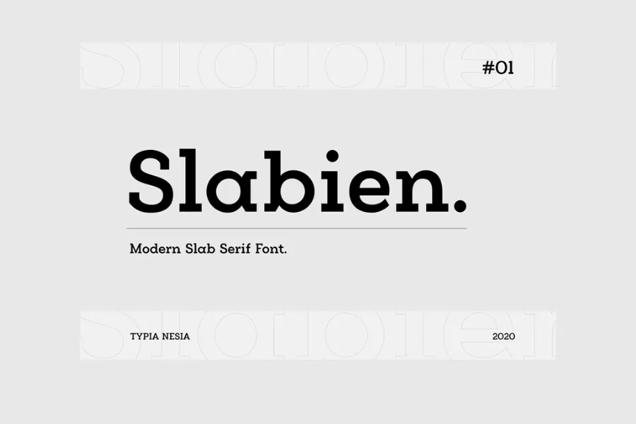 slab serif font psychology