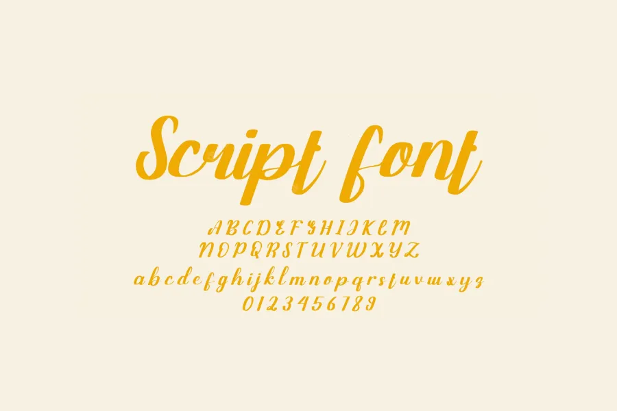 script font psychology