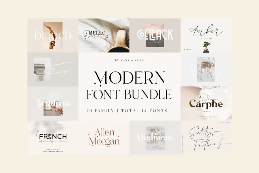 modern font pschology