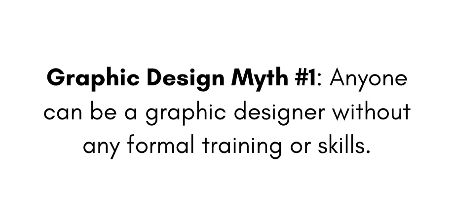 common myths about graphic design