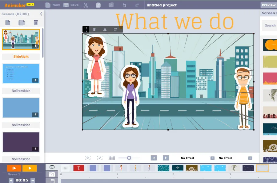 types of software animation