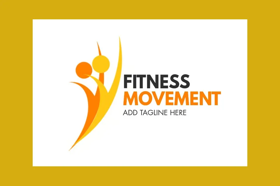 fitness and wellness generic logo