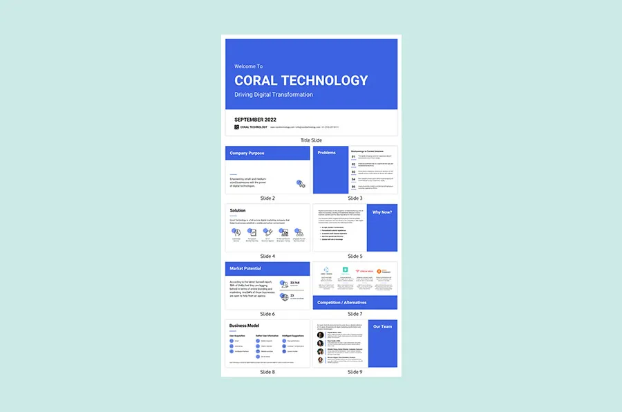 what is the goal of a pitch deck