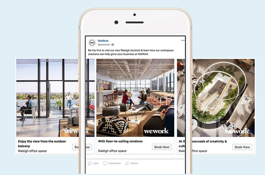 how to create facebook carousel ads
