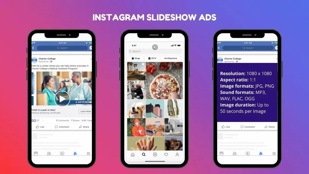 instagram slideshow ads