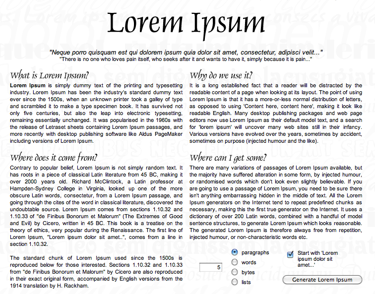 Lorem Ipsum