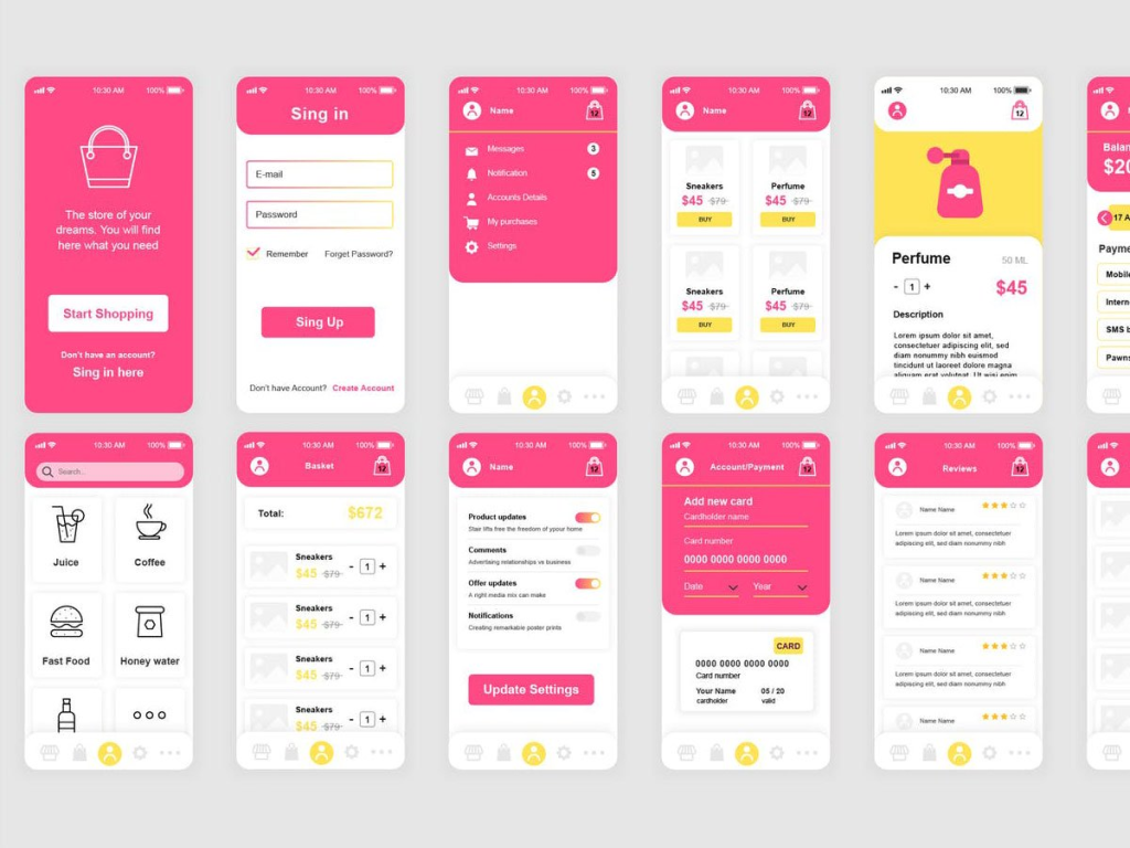 Mobile UI Kit