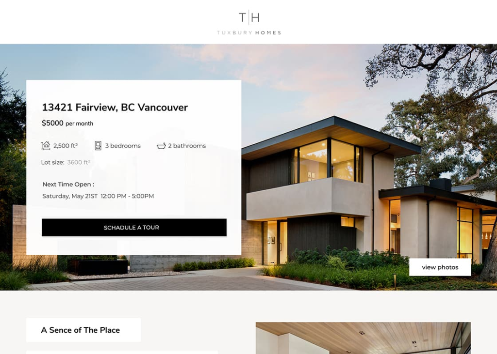Real Estate Landing Page