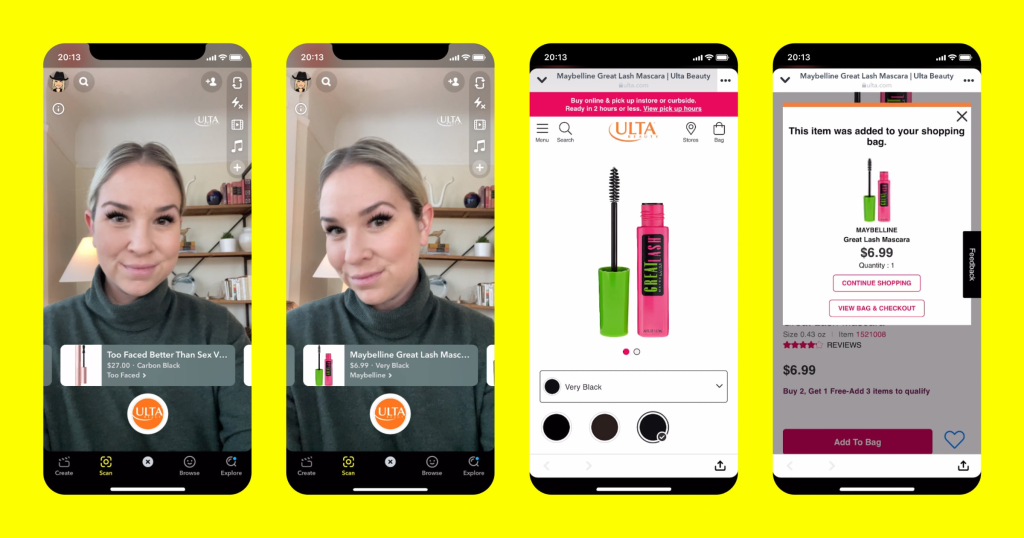 Snapchat AR Shopping