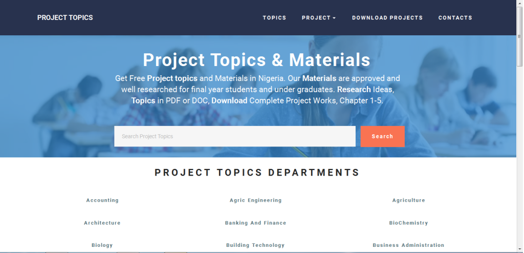 Project Topics