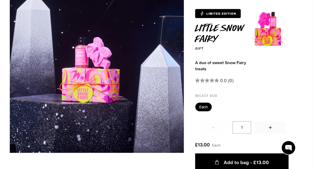 Lush Product Page