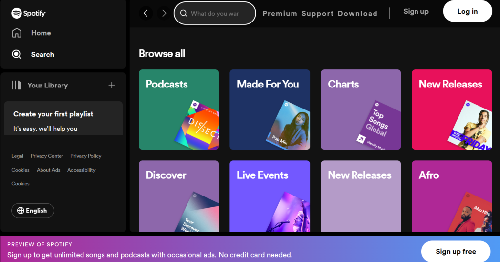 Spotify CTA