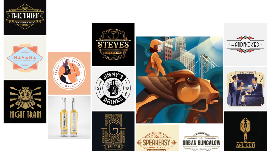 Art Deco In Branding