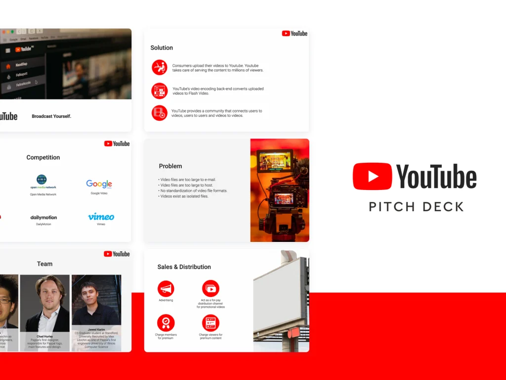 YouTube Pitch Deck Template