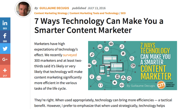 Regularly Publish Valuable Blog Post