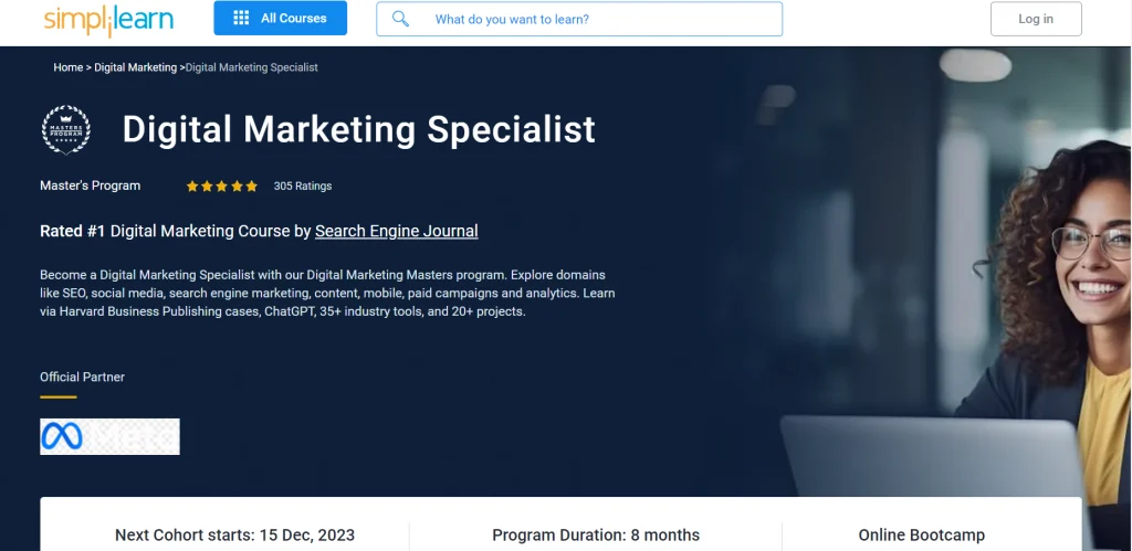 The Digital Marketing Specialist Masters Program By Simplilearn