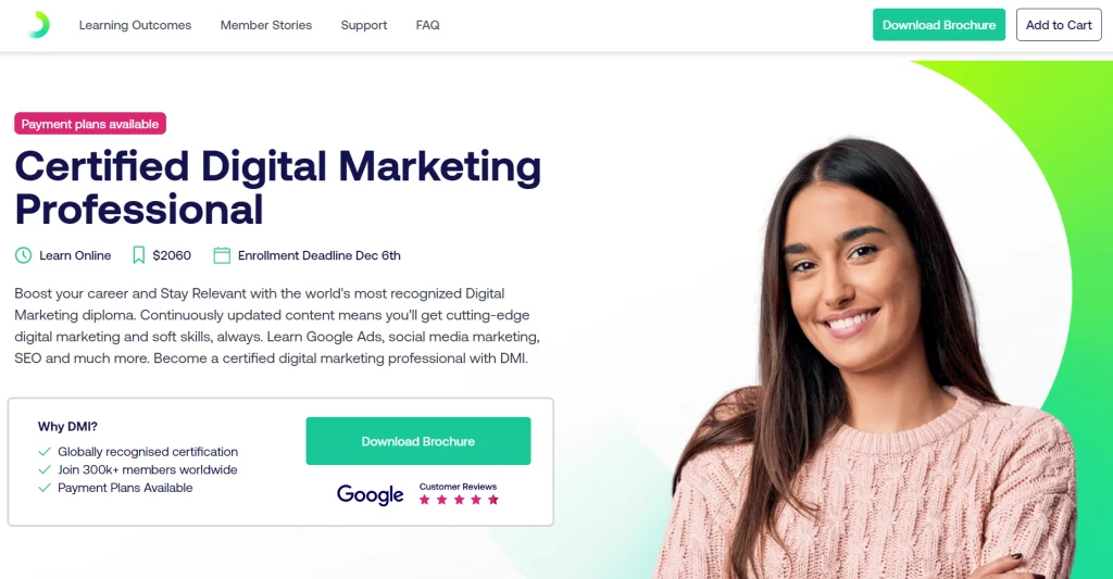 Digital Marketing Institute's Certified Digital Marketing Professional