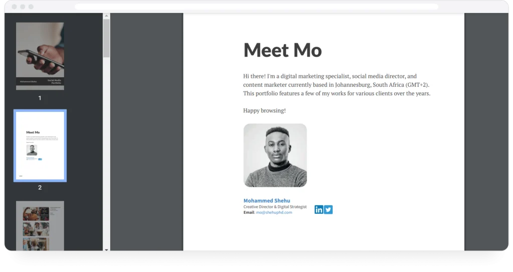 Social Media-Based Portfolios