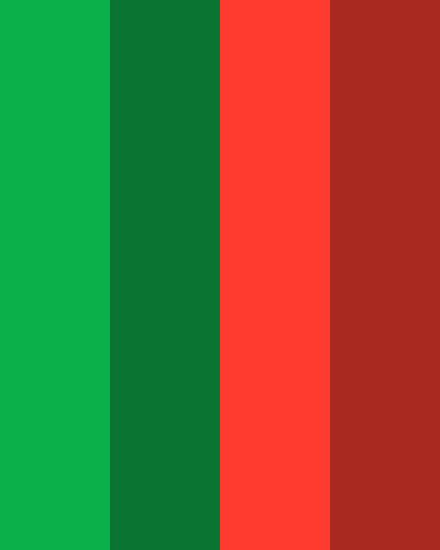 Traditional Red and Green